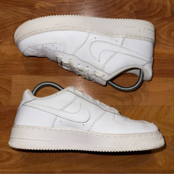 Nike Youth Air Force 1 LE Grade School Shoe Size 7Y, White/White DH2920-111 2021 - Picture 8 of 11